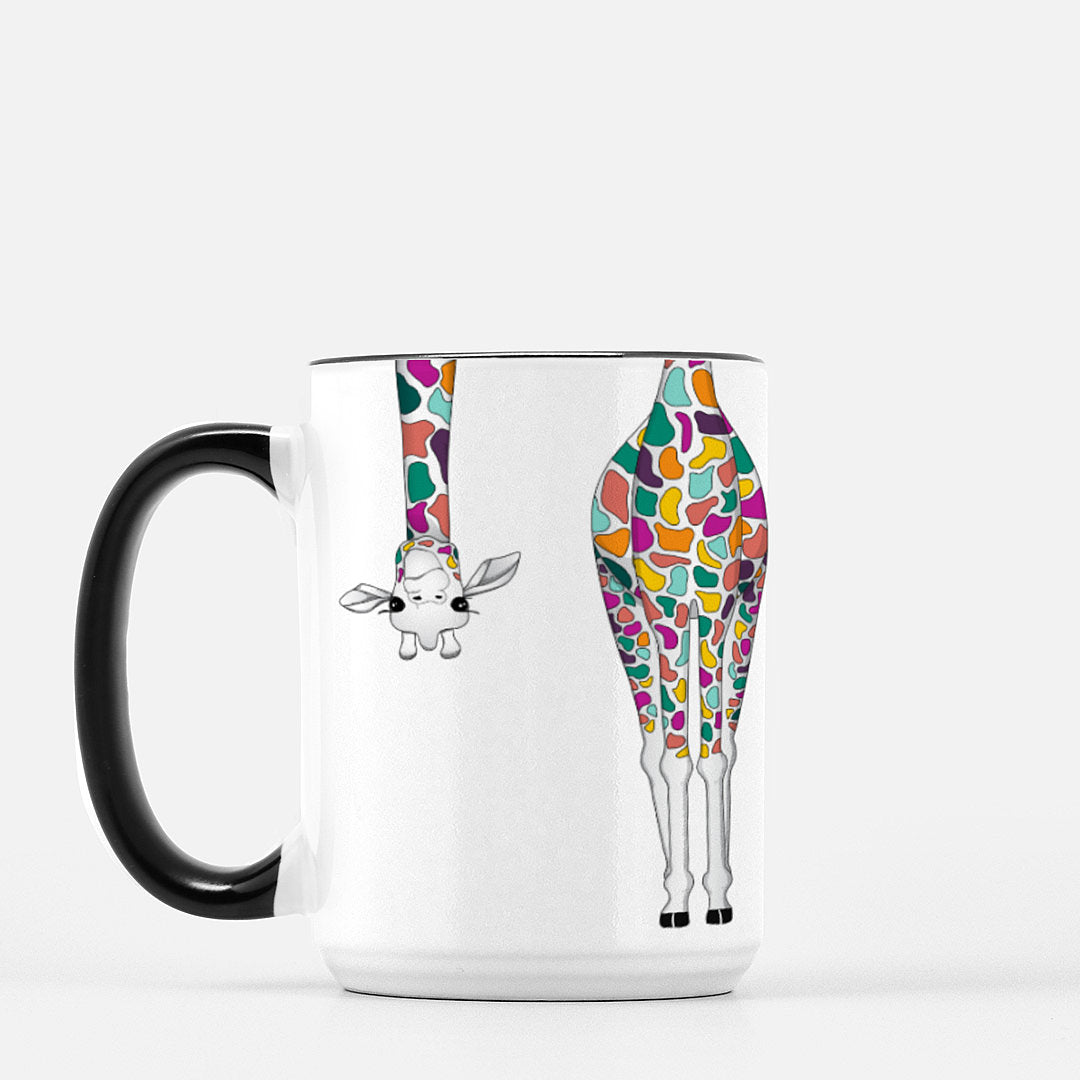 Mug Deluxe 15oz. (Black + White)